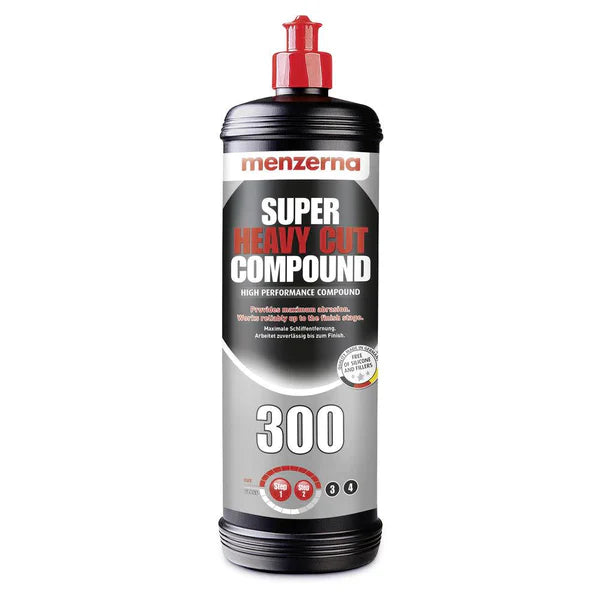 MENZERNA - SUPER HEAVY CUT COMPOUND 300 IMPROVED FORMULATION (POLI DE COUPE AGRESSIVE)