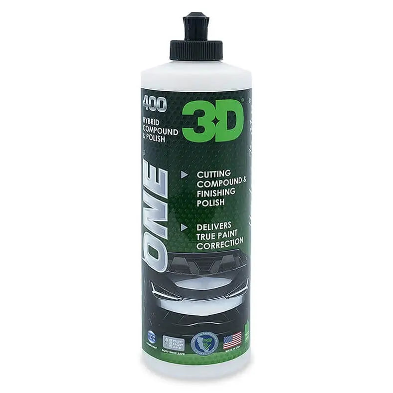 3D - 400 ONE HYBRID COMPOUND & POLISH 16oz
