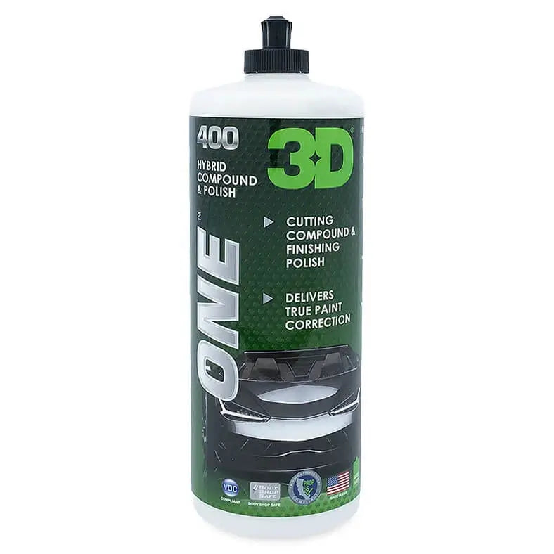 3D - 400 ONE HYBRID COMPOUND & POLISH 16oz