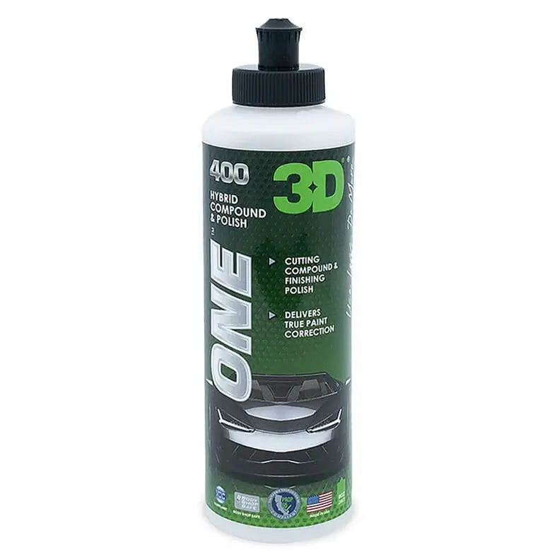 3D - 400 ONE HYBRID COMPOUND & POLISH 16oz