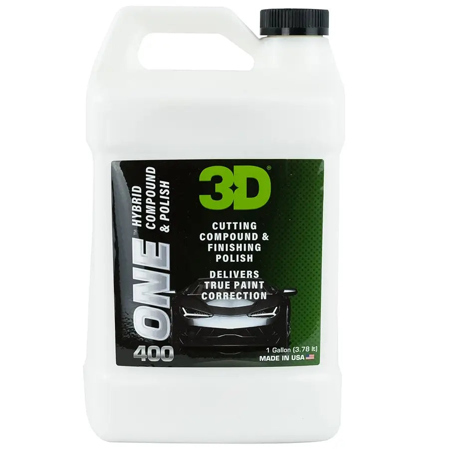 3D - 400 ONE HYBRID COMPOUND & POLISH 16oz