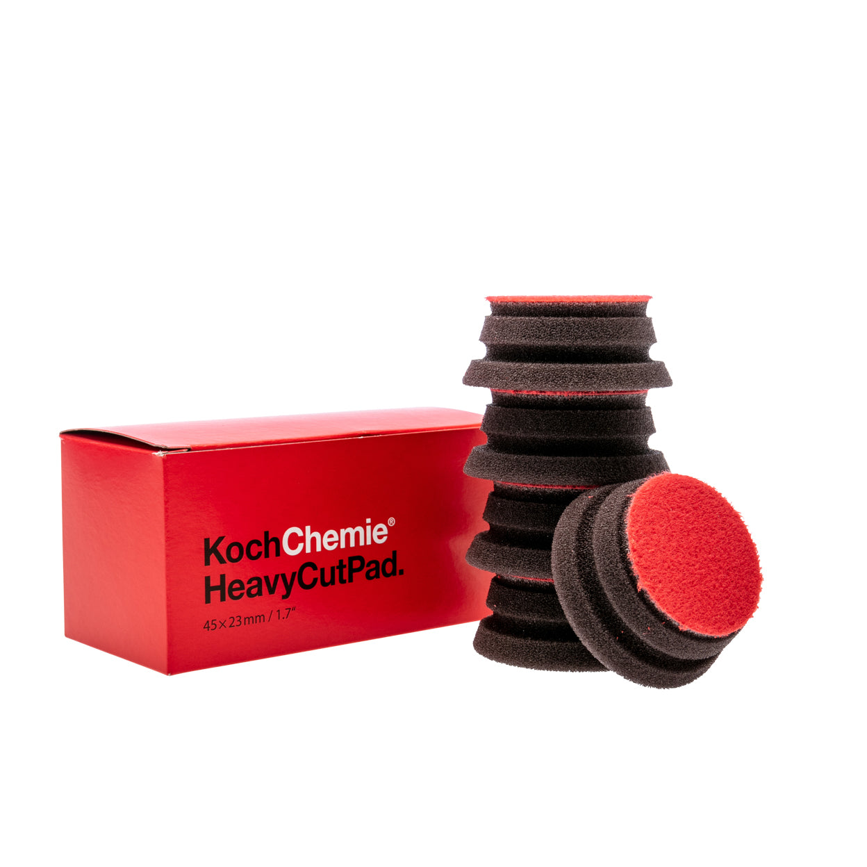 KOCH CHEMIE - HEAVY CUT FOAM PAD ROUGE
