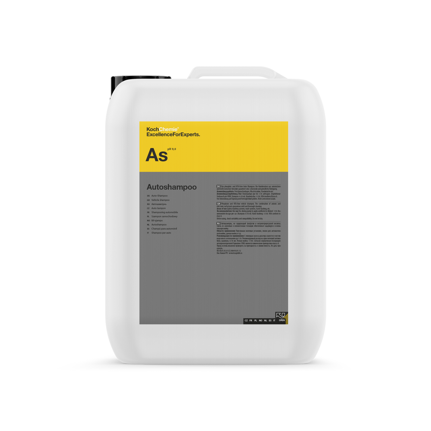 KOCH CHEMIE - AS AUTOSHAMPOO - SHAMPOOING AUTOMOBILE