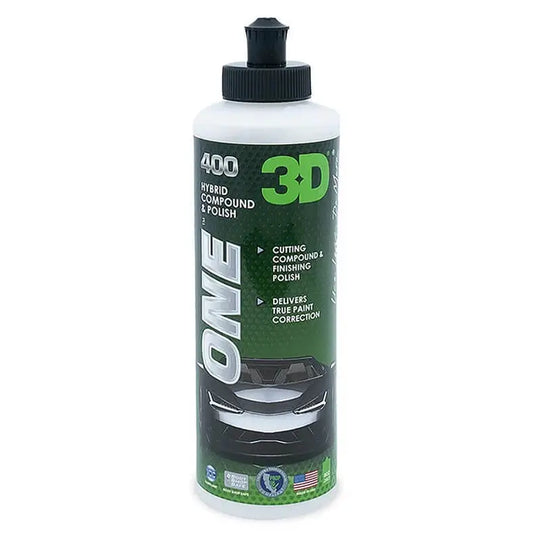 3D - 400 ONE HYBRID COMPOUND & POLISH 16oz