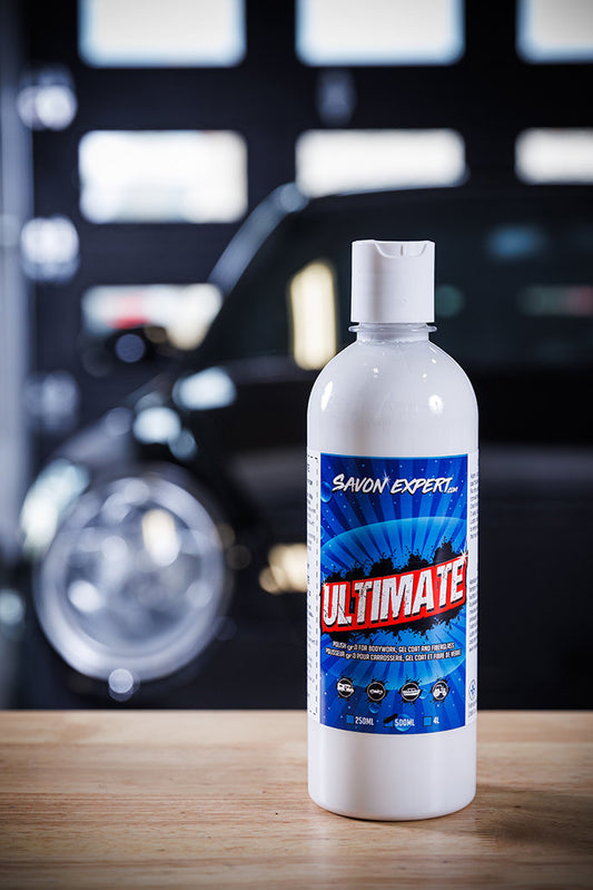 ULTIMATE - PATE A POLIR gr.0 / GEL COAT * FIBRE DE VERRE